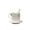 White, variant on Bone china mug, set, handmade coffee cup, floral mug, 12.5 Oz, yellow, with rose gold spoon and coaster, for women, Valentine's Day, holiday gift.