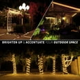 thumbnail image 5 of West Ivory 76LEDs, 10ft Warm White LED Rope Light w/ 8 Mode 3/8" Thick, Controller Connectable Outdoor Permanent Waterproof Accent Exterior Lighting, ETL Certified, Holiday Christmas Backyard Decor, 5 of 9