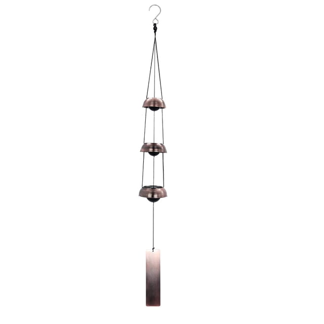 Guardoinrt Carillons Éoliens en Métal pour Extérieur avec Délice Musical, Carillon Éolien avec Clochettes 3 Carillons Rouges 1 Pce