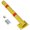 Yellow + Steel#2, variant on Steel Parking Bollard with Lock, 27.6 inch Gray Car Protection Post for Driveway, Garage, Parking Lot Security Barrier
