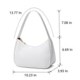 thumbnail image 2 of CYHTWSDJ Bolsos de hombro para mujer, lindo bolso de mano Hobo Mini bolso de mano con cierre de cremallera, 2 of 5