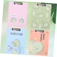 thumbnail image 3 of 4Pcs A4 Cartoon Folder Writing Board,A4 Hardboard Folder Clipboard,Flip Memo Clipboard for Nurses,Students,Classrooms,Offices, 3 of 7