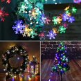 thumbnail image 2 of Luces de copo de nieve de colores, 50 luces LED de 16,08 pies, luces navideñas de copos de nieve con control remoto, 8 modos, 2 of 5