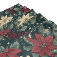 thumbnail image 3 of Yayeee Shower Curtain with Hooks 72"x72" Waterproof Fabric Bathroom Hanging Decor, Christmas Holly Leaves, 3 of 5