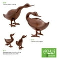 thumbnail image 4 of Achla Designs 11.5 Inch Backward Glance Bye Duck Garden Statue, Bronze, 4 of 6