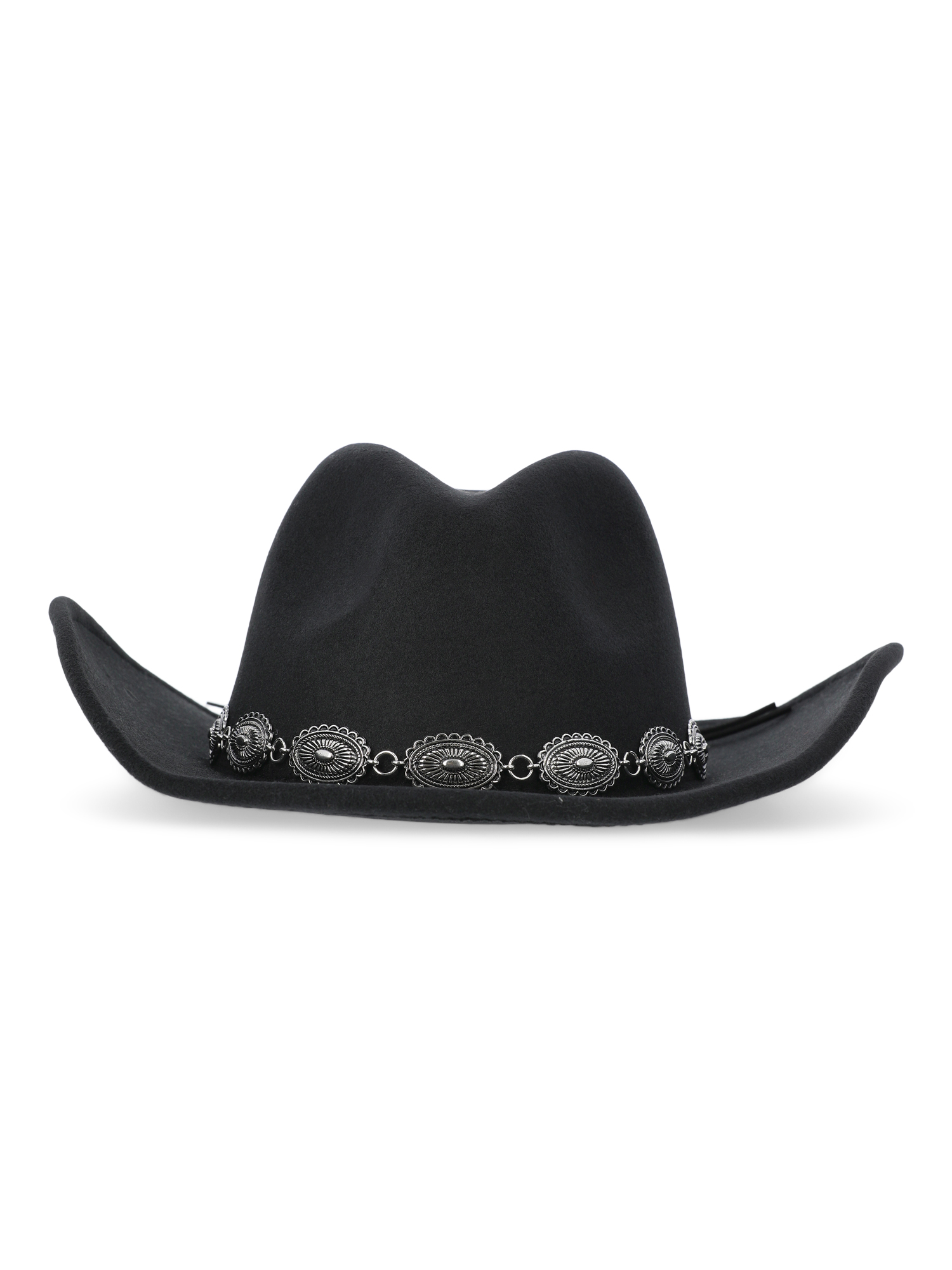 Light Up Shiny Satin Metallic Space Cowboy Hat, Brown  display picture 2