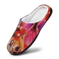 thumbnail image 3 of Men The Flash Slippers Non-Slip Fuzzy House Slippers Warm Soft Plush Winter House Shoes Indoor Outdoor Slip-On Shoes, 3 of 8