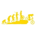 thumbnail image 2 of SPRING PARK Funny Human Evolution MTB Bike Car Vehicle Reflective Decals Sticker Decoration, 2 of 7