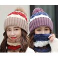 thumbnail image 5 of LinYooLi Ensemble Bonnet et Foulard d'Hiver pour Femmes, Doux et Moelleux, Multicolore, Bearies, Bonnet Décontracté, 5 of 5