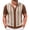 Brown, variant on Bxsruta Men's Striped Knit Polo Shirt Short Sleeve Button Down Casual Breathable Mesh Top