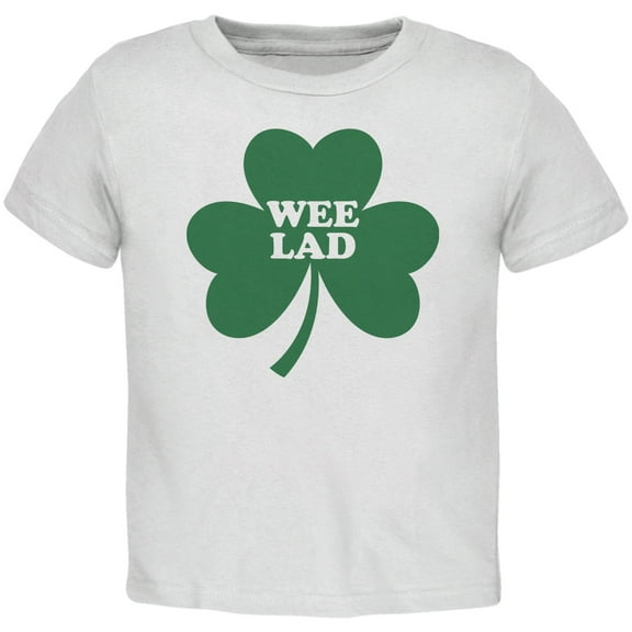 St. Patricks Day - Wee Lad White Toddler T-Shirt - 4T