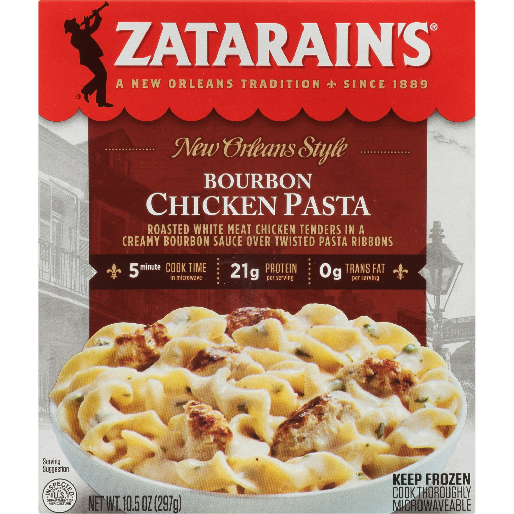 Zatarain's Bourbon Chicken Pasta, 10.5 oz Box