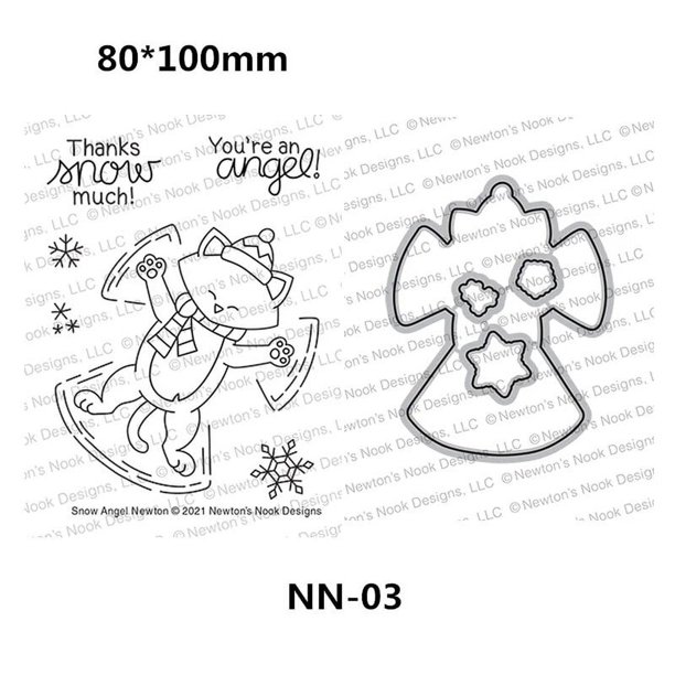 Navidad vacaciones alturas gato perro 2022 nuevo sello transparente álbum de recortes para fabricación de papel troqueles de corte marco tarjeta suministros para manualidades
