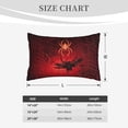thumbnail image 4 of Logiee Black Spider Web With Spiders Print Pillow Case,Throw Pillow Covers, Double Sided Plush Cushion Cover for Couch Sofa Bed, Only Pillowcase-16"x24", 4 of 6