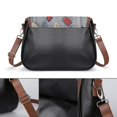 thumbnail image 3 of Abstract Diamond Geometric Pattern Vintage Crossbody Bag For Women Medium Leather Hobo Bags Shoulder Bag Classic City Leather Satchels, 3 of 8