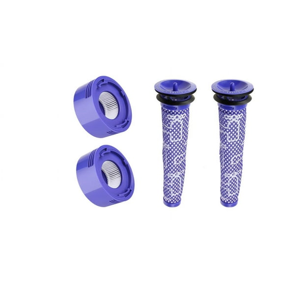 2 Pre Filters 2 Hepa Filters to Fit Dyson V7 V8 Cordless Stick Vacuums. Fits Dyson V8 Absolute, V8 Animal