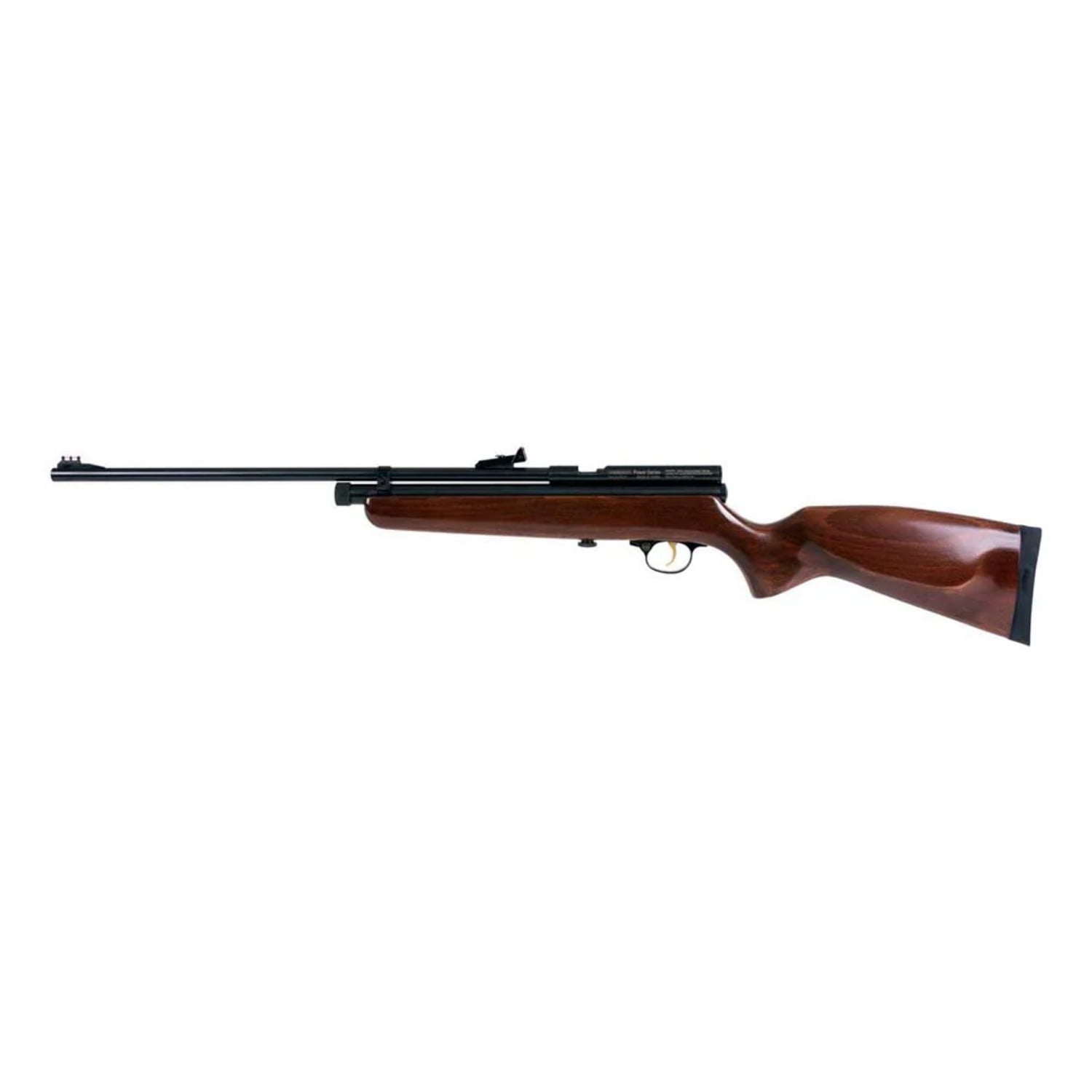 Beeman QB78D-177 Deluxe .177 CO2 Bolt Action Rifle with Wood Stock and Fiber Optic Sights