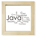 thumbnail image 1 of Programmer Program Related Java Square Picture Frame Wall Tabletop Display, 1 of 3