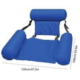 thumbnail image 2 of Inflatable Floating Row Backrest Inflatable Floating Bed Durable Portable Water Recreation Lounge Chair, 2 of 8