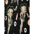 thumbnail image 3 of Betty Boop Womens Betty Boop Black Super Soft Plush Robe (Small), 3 of 3