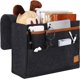 thumbnail image 1 of Gafas Gris Oscuro - Organizador Caddy, Bolsa de Almacenamiento de Bolsillo de Fieltro para mesita de Noche para teléfono, Control Remoto, periódico, bolígrafo, Revista, Gafas, 1 of 5