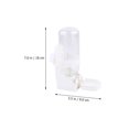thumbnail image 2 of WRITWAA White Plastic Automatic Water Dispenser for Pet with 500Ml Leakproof Storage Capacity, 2 of 8