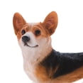 thumbnail image 3 of Statue de Chien en Résine Style Mignon Vif Petit Compact Matériau en Résine Ornement Corgi pour Jardins Bureaux Intérieurs, 3 of 5