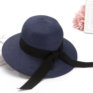Foldable Summer Wide Brim Sun Hat - Packable Paper Straw  display picture 3