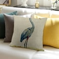 thumbnail image 3 of SHANXI Elegant Crane Decorative Throw Pillow Cover - Stylish Accent for Home Decor 12x12in, 3 of 5