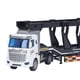 thumbnail image 2 of 1:48 Pull Back Container Truck Toy Semi Trailer Heavy Truck ABS Transport Truck Toy with Openable Rear Door for Kids 512 4 Flat Head, 2 of 4