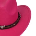 thumbnail image 7 of Boys Girls Bucket Hat 3-18 Years Childrens Hat With Upturned Brim Cowboy Hat Head Accessory Solid Color Top Hat Wide Brimmed Hat Summer Cap, 7 of 7