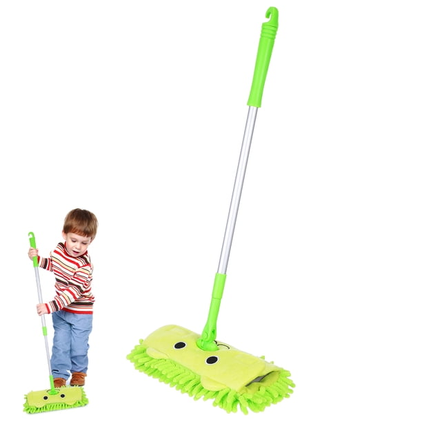 Mini trapeador de juguete para niños, juguete de limpieza para niños, juguete educativo de simulación de plástico.