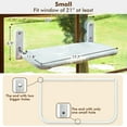 thumbnail image 6 of TETOU Cordless Cat Window Perch, Foldable Cat Beds Cat Hammock with 4 Strong Suction Cups for Wall Indoor Cats, 6 of 8