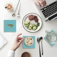 thumbnail image 1 of RYLABLUE Giraffe Set of 8 Coaster for Drinks, Absorbent Ceramic Stone Coasters Cup Mat with Cork Base for Home Kitchen Room Coffee Table Bar Decor, 1 of 4