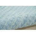 thumbnail image 2 of Nourison Perris Solid Sky Blue 3'9" x 5'9" Area Rug, (4x6), 2 of 5