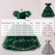 thumbnail image 2 of Vestidos de Navidad para niños, vestidos de princesa, mangas de lentejuelas brillantes, vestidos de malla, vestidos de fiesta de cumpleaños para niños, vestidos de manga corta con cuello redondo, vest, 2 of 8