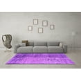 thumbnail image 3 of Ahgly Company Indoor Rectangle Persian Purple Bohemian Area Rugs, 2' x 3', 3 of 4