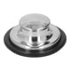 thumbnail image 5 of Tapón del fregadero de cocina, tapón de eliminación de basura de acero inoxidable cepillado, anillo de sellado de goma, cubierta del tapón del fregadero, 86mm de diámetro exterior, 5 of 14