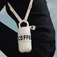 thumbnail image 4 of Portable Coffee Travel Mug, 304 Stainless Steel, Hot Water Bottle, Fashion Cute Thermos Bottle, 460ml Insulation Coffee Cup (White,460ml), 4 of 7