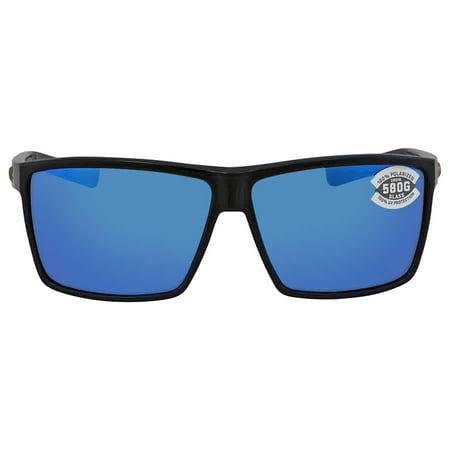 Costa Del Mar RINCON Blue Mirror Polarized Glass Men's Sunglasses RIN 11 OBMGLP 63