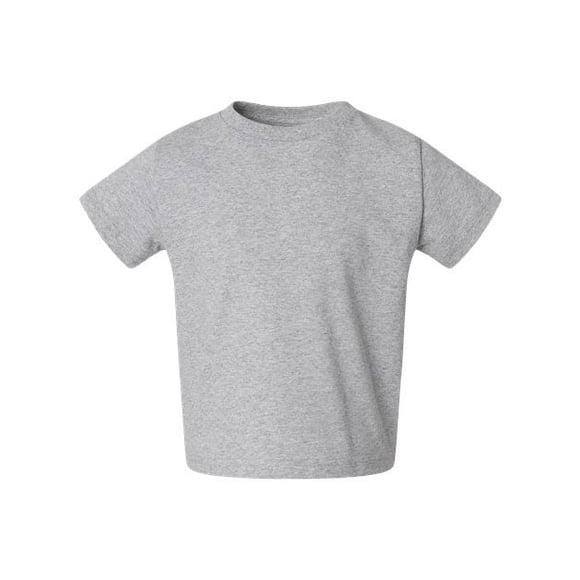 Rabbit Skins Camiseta de manga corta para niños pequeños de 5.5 oz, 4T, Heather PIELES DE CONEJO 3301T