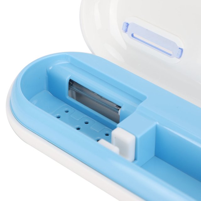 Esterilizador de cepillo de dientes Contenedor de cepillo de dientes de viaje Caja de esterilizador de luz UV Caja de desinfección de cepillo de dientes portátil Estuche de ANGGREK Otros