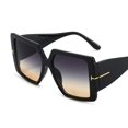 thumbnail image 2 of Gafas de sol cuadradas con montura grande, gafas de sol de moda europea y americana para mujer, gafas de sol de moda para hombre, 2 of 5