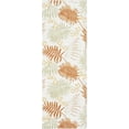 thumbnail image 2 of Bliss Rugs Floral Indoor Outdoor Rug Reversible Runner Rug for Patio, Hallway, Entryway, Deck, Orange ,2' x 8', 2 of 10