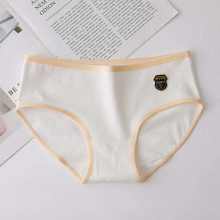 AnuirheiH Women Sexy Lingerie Solid Color Seamless Briefs Panties