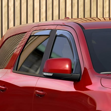 Voron Glass in-Channel Extra Durable Rain Guards for Dodge Durango 2011-2024, Window Deflectors, Vent Window Visors, 4 Pieces - 200486