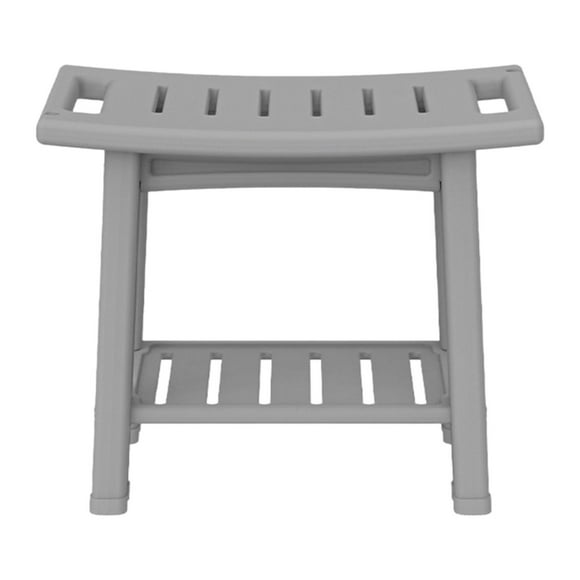 Tachiuwa Bathroom Seat SPA Bath Chair Inside Shower Kitchen Garage Shower Bench Stool Gray