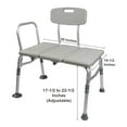 thumbnail image 4 of McKesson Transfer Bath Bench with Back, Removable Arm Rail - Aluminum Frame, 2 Ct, 4 of 5