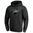 thumbnail image 2 of Men's Black Minnesota Wild Core Smoke Pullover Hoodie, 2 of 3
