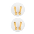 thumbnail image 4 of 2 uds soporte de montaje en pared multifunción autoadhesivo sin perforaciones Simple gran capacidad de carga soporte de cepillo de dientes de pared 2 uds blanco, 4 of 5